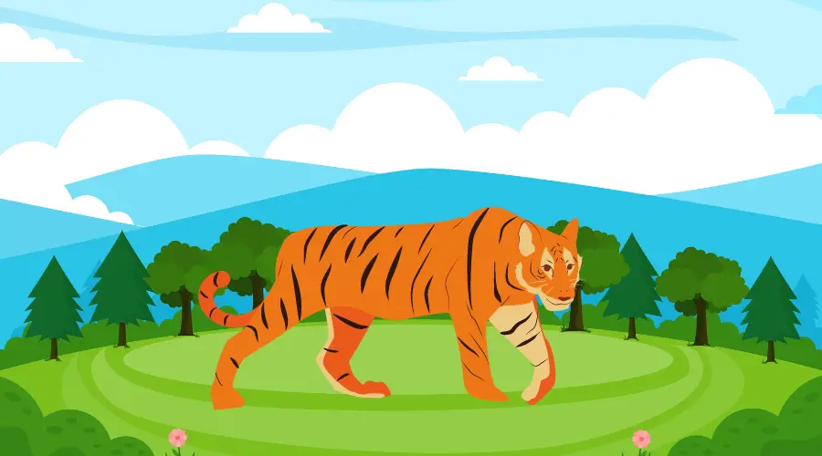 tiger urdu story hami writes